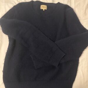 Bellerose Dark Blue Crewneck Sweater